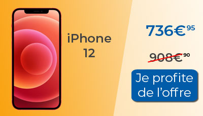 L'iPhone 12 est en promotion à -18% chez Rakuten