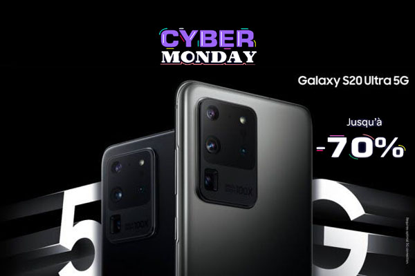 Samsung Galaxy S20 Ultra 5G : 68% de réduction durant le Cyber Monday chez ce marchand, c'est fou !