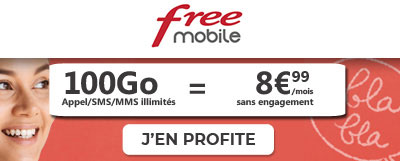 Forfait Free 100Go à 8.99?