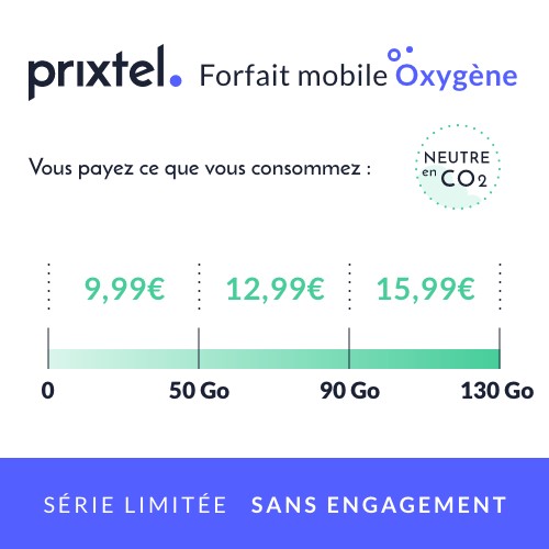 promo forfait prixtel 50go