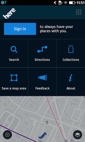 Firefox OS Here Maps