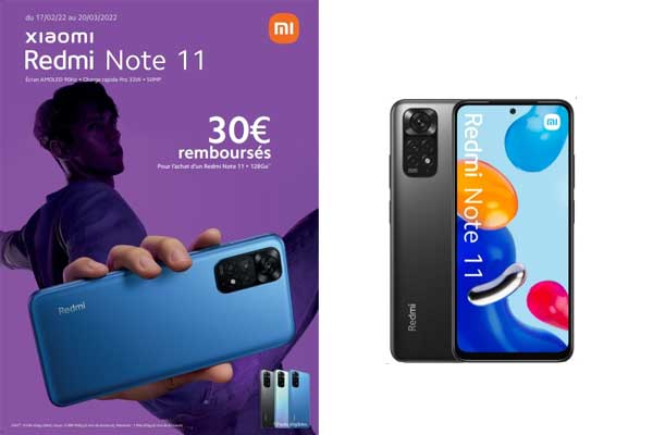 Les smartphones Xiaomi Redmi Note 11 sont disponibles à partir de 200 €