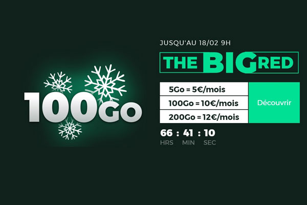 Les forfaits mobiles BIG RED sont de retour avec des promotions incroyables pendant 3 jours seulement !