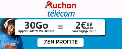 Auchan Telecom 30Go