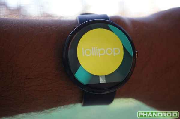 Android Wear devrait aussi passer à Lollipop