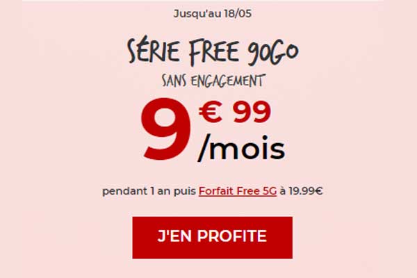 Série Free 90Go à moins de 10€ : fin de la promotion Free Mobile ce soir !