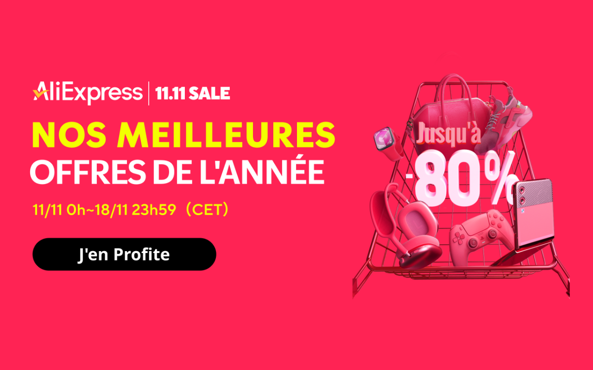 Single’s Day 2024 sur AliExpress : jusqu’à -80% de réduction sur les smartphones ! Voici les 5 meilleures offres