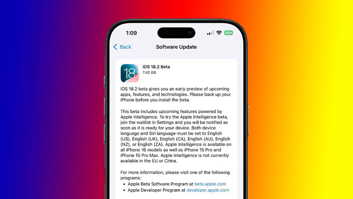 Apple iOS 18.2