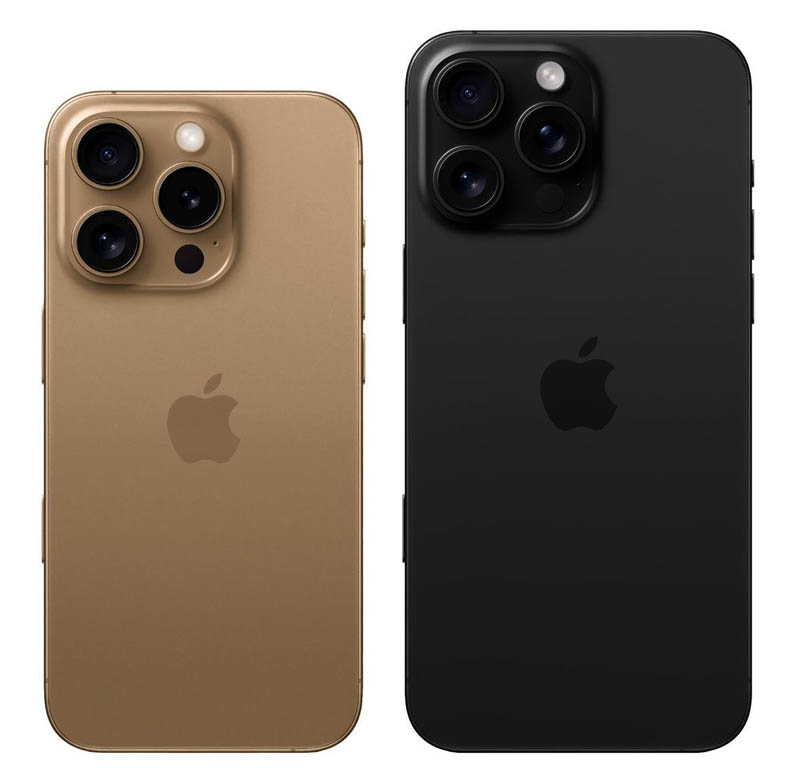 Apple iPhone 16 Pro Max et iPhone 16 Pro