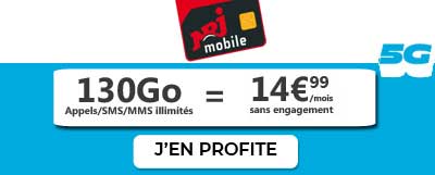 forfait 130Go 5G 