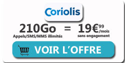 promo forfait 210Go