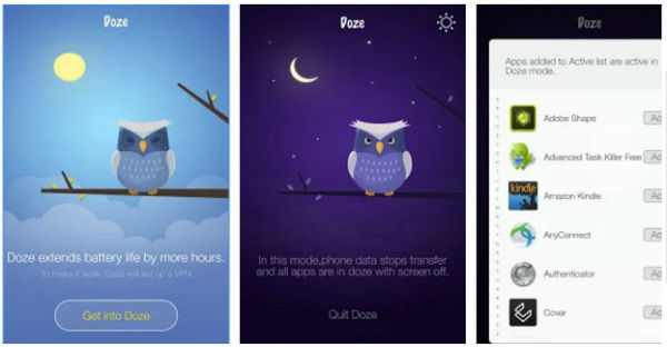 Doze, l'application qui vous permet d'économiser de la batterie sur Android Lollipop