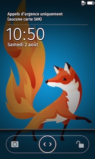 Firefox OS interface