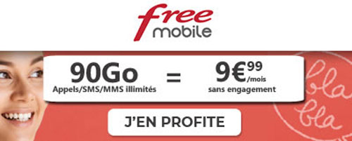 Forfait Free 90Go