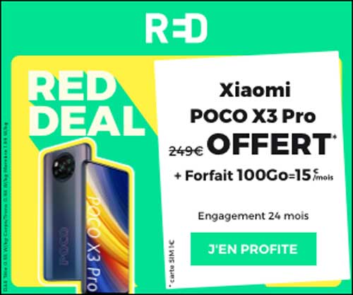 Poco X3 pro Promo RED 