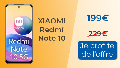 Le Xiaomi Redmi Note 10 est en promotion chez Rakuten