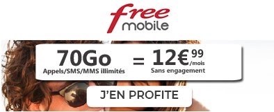 Forfait Free 70Go