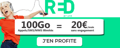 Forfait RED by SFR 100 Go à 20?