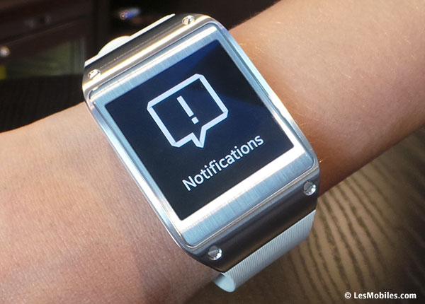 Prise en main Samsung Galaxy Gear