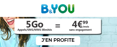 Forfait 5Go B&You