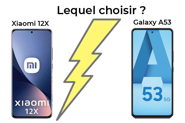 Xiaomi 12X vs Samsung Galaxy A53 5G : lequel acheter ?