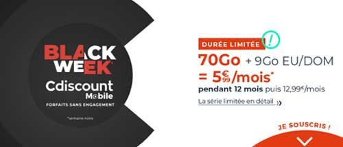 Promo cdiscount mobile