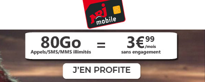 NRJ Mobile 80 Go à 3.99?