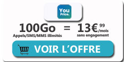 promo forfait le plus de YouPrice