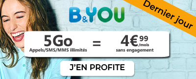 Forfait B&You 5Go