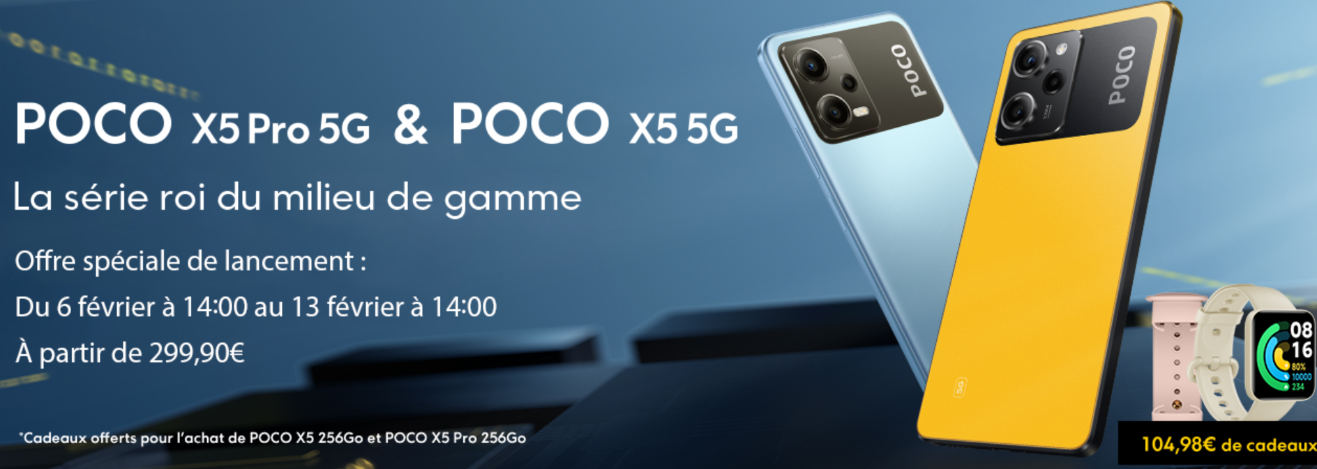 offre de lancement xiaomi poco X5 et X5 pro