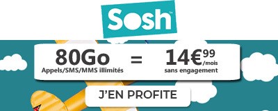 Sosh forfait 80 Go à 14.99?