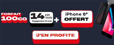 Forfait 100Go avec iPhone 8