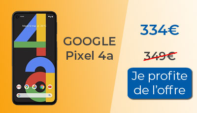 Google Pixel 4a en promotion