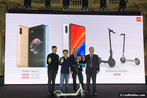 Xiaomi arrive en France avec le Mi MIX 2S et le Redmi Note 5