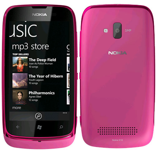 Le Nokia Lumia 610 se décline maintenant en rose