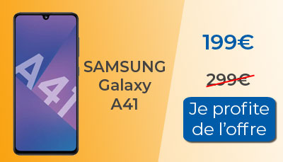 Promotion sur le Samsung Galaxy A41