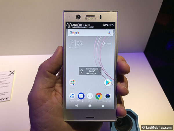 Le Sony Xperia XZ1 Compact est disponible