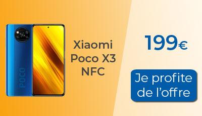 Xiaomi Poco X3 NFC à 199? seulement