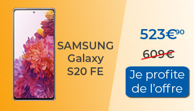 Promo : Samsung Galaxy S20 FE à 523?