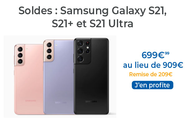 Offres exceptionnelles : Samsung Galaxy S21, S21+ et S21 ultra en soldes chez Rakuten !