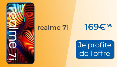 Le realme 7i disponible chez Electrodepot