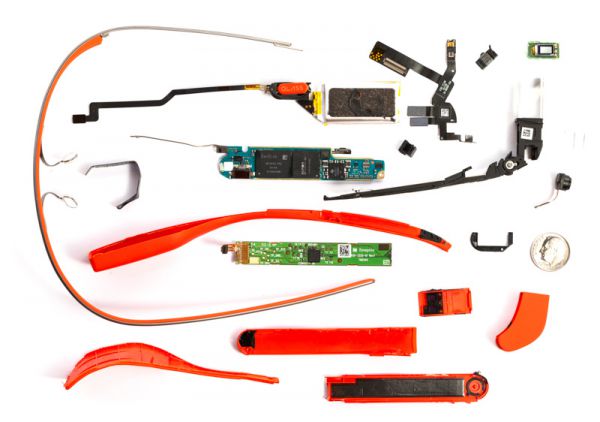 Savez-vous quels sont les composants des Google Glass ?