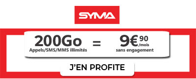 Forfait 200 Go Syma en promotion