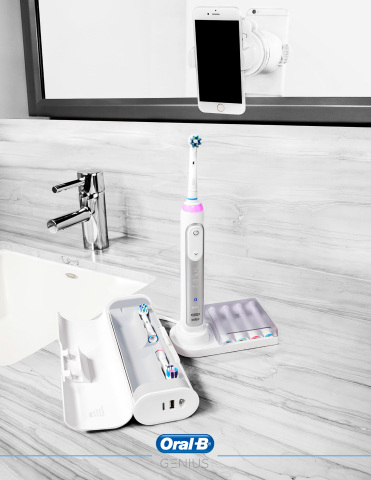 Oral-B Genius : la première brosse à dents intelligente (MWC 2016)