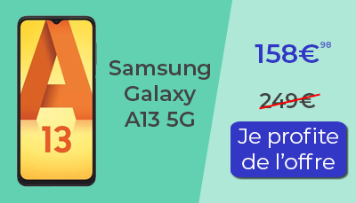 Samsung Galaxy A13 5G soldes promotion