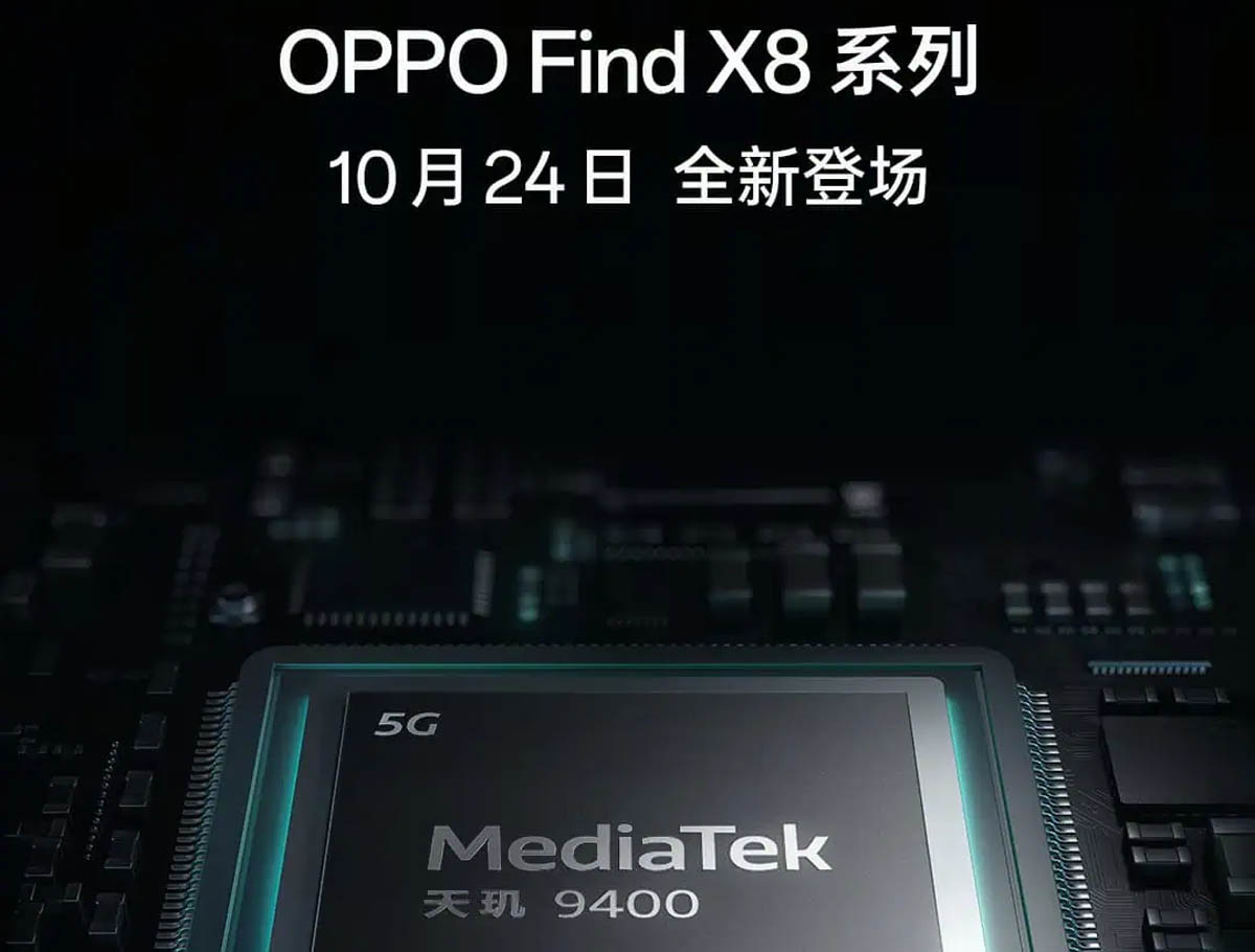 Oppo Find X8 Series affiche