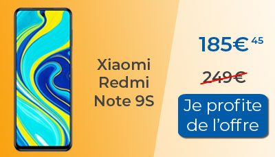 Bon Plan : Xiaomi Redmi Note 9S à 185?