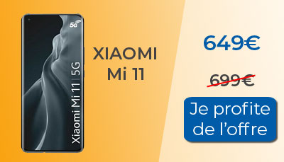 Xiaomi Mi 11 à 649? chez RED by SFR