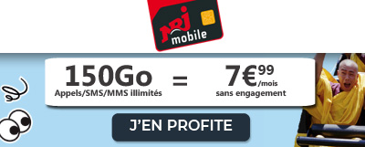 Forfait NRJ Mobile 150Go a moins de 8?