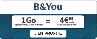 Forfait B&You 1Go à 4.99?